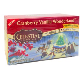 Celestial Seasonings Tea, Cranberry Vanilla Wonderland, 20 Count