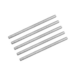 sourcing map Fully Threaded Rod M4 x 70 mm 0.7 mm Thread Pitch Stainless Steel 304 Right-Hand Threaded Rod Pack of 15