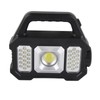 Solar Outdoor Flashlight Portable Rechargeable Super Bright Waterproof Multifunction Work