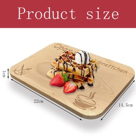 High-Quality Wooden Breakfast Board, Gift Idea for Grandpa, Ideal for Birthday or Christmas, Grandpa's Breakfast Board (Grandpa)