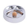 Ash Tray with Cork Knocker - Double Metal Rest &