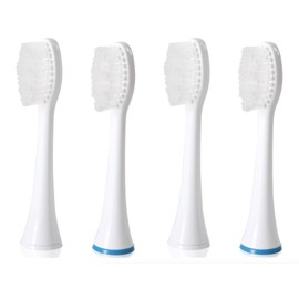 ToiletTree Products Poseidon Replacement Brush Heads for Poseidon Rechargeable Sonic Toothbrush, 4 Pack