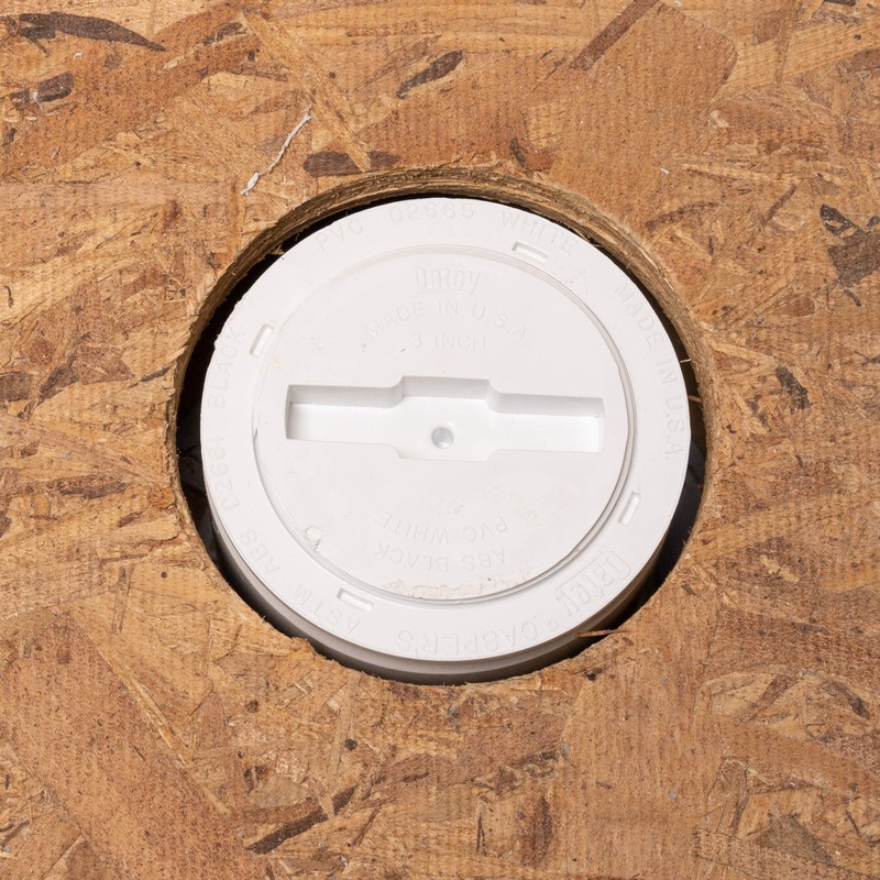 Oatey 4 in. PVC Snap-In Cleanout Assembly