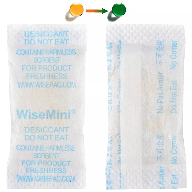 Wisesorb 5 Gram 1000 Pack Silica Gel Packets Color Indicating