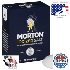 Morton Iodized Table Salt - 4lb.