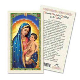 Gigi's Classy Kids Novena to Our Lady of Guadalupe for the Unborn Laminated Prayer Cards - Pack of 25- English