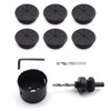 Desk Grommet Hole Cover and Hole Saw Kit Desk Wire