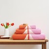 Orla Kiely Bloom Duo Blush Bath Towel 70 x 125