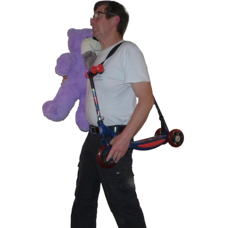 Benristraps Children and Micro Scooter Carry and Pull Strap: Handlebar