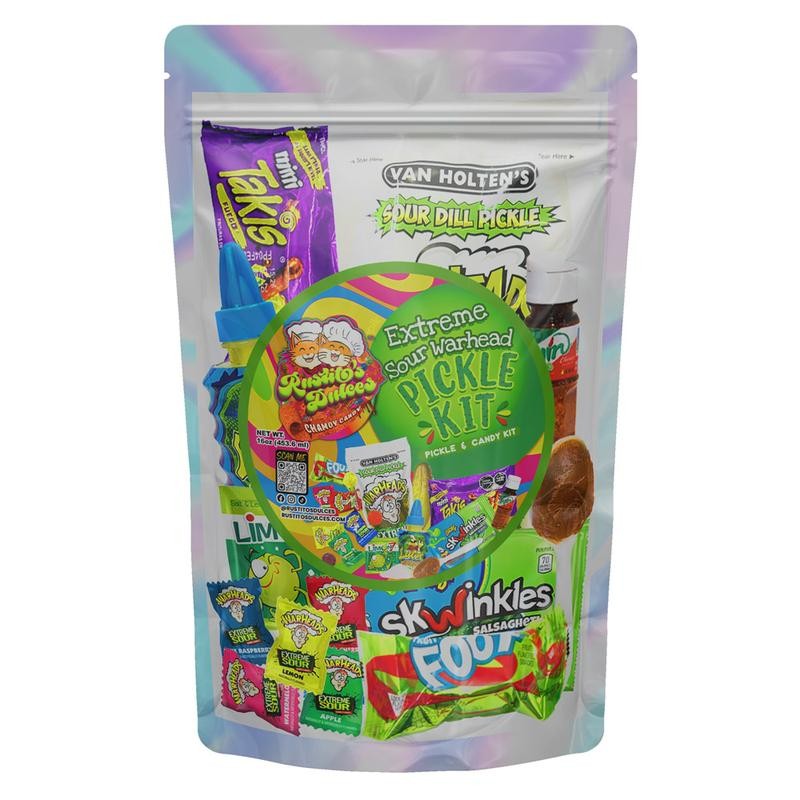 Extreme Sour Warhead Pickle Kit – Sour Pickle & Candy