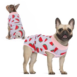 KOESON Recovery Suit for Dogs, Female Male Pet Surgery Onesie Post Spay Neuter, Professional Dog Abdominal Recovery Shirt with Pee Hole, Soft Surgical Bodysuit Anti-Licking