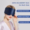 OLESILK OLESILK Sleep Mask, 100% Natural Mulberry Silk Eye Mask