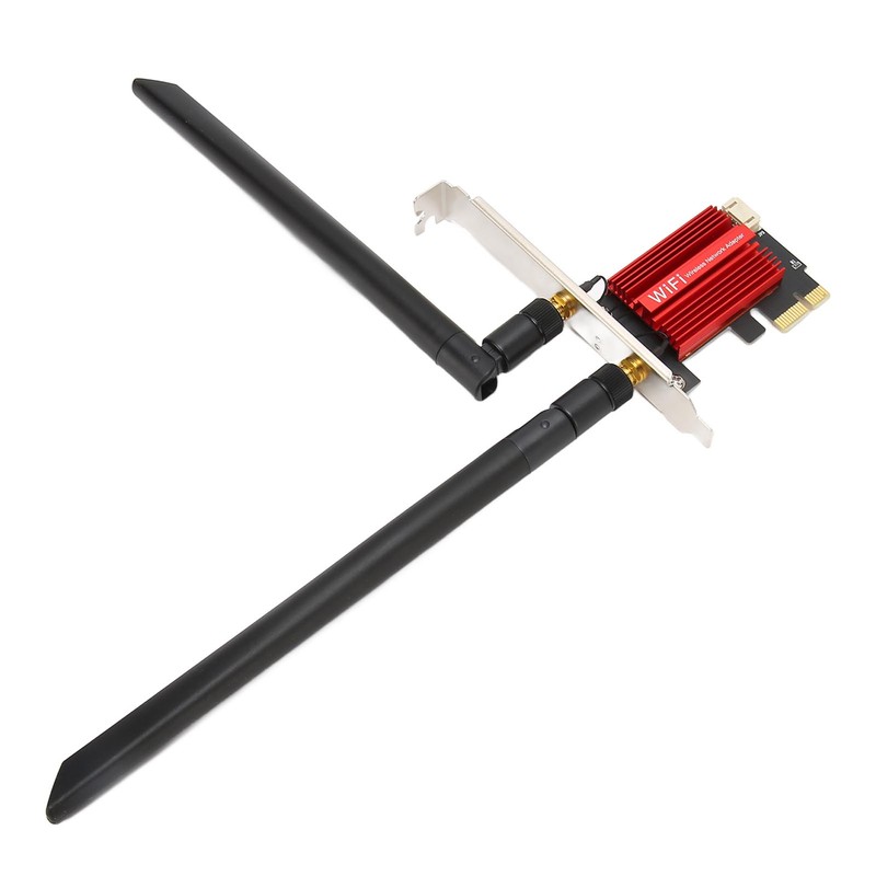 PCIe Network Card 300Mbps 2.4GHz 867Mbps 5GHz Dual Antenna BT4.2