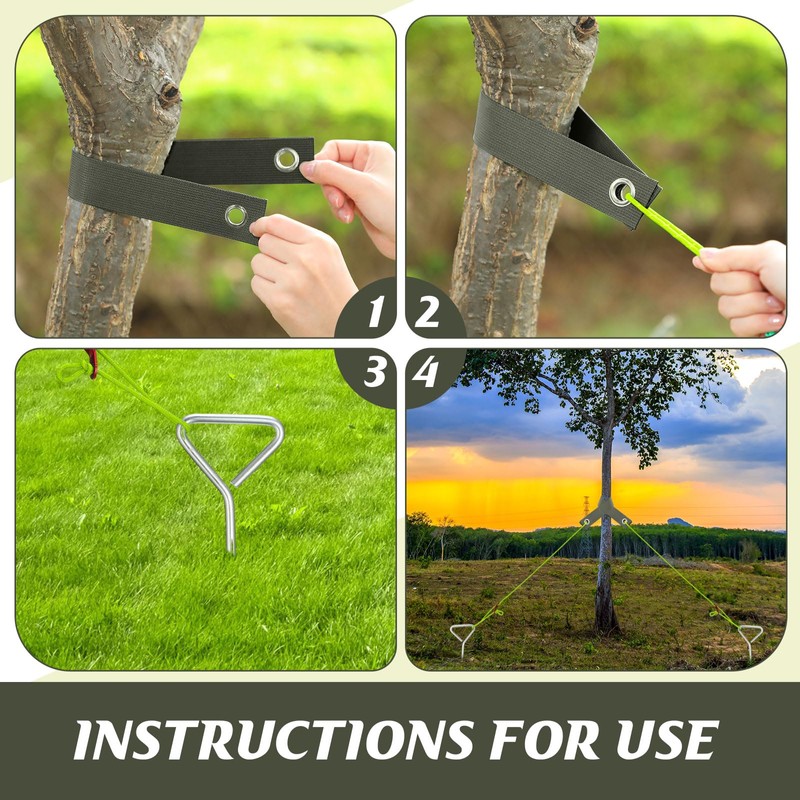 Sintuff 12 Set Tree Stakes and Supports Kit for Anti