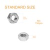 binifiMux 150 pcs M3 Hex Nuts, Stainless Steel 3mm I.D