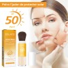 Protector Solar En Polvo Con Brocha Bloquedor Uv
