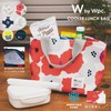 [2022] Wpc. Patterns Insulated Lunch Bag, Pion Red W035-085