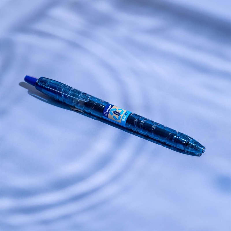 Pilot B2P Gel Rollerball Pen, Begreen Range 89% Recycled Blue
