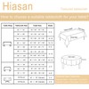 Hiasan Rectangle Tablecloth Waterproof 70 Inches Length, Dining Table Cover