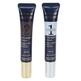 Tattoo Concealer, 2 Stück Tattoo Concealer Wasserdicht Schweißfest Sichere Inhaltsstoffe Beige Bronze Make Up Concealer für Muttermale Narben Flecken