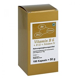 Vitamin B6+B12+Folsäure N Kapseln
