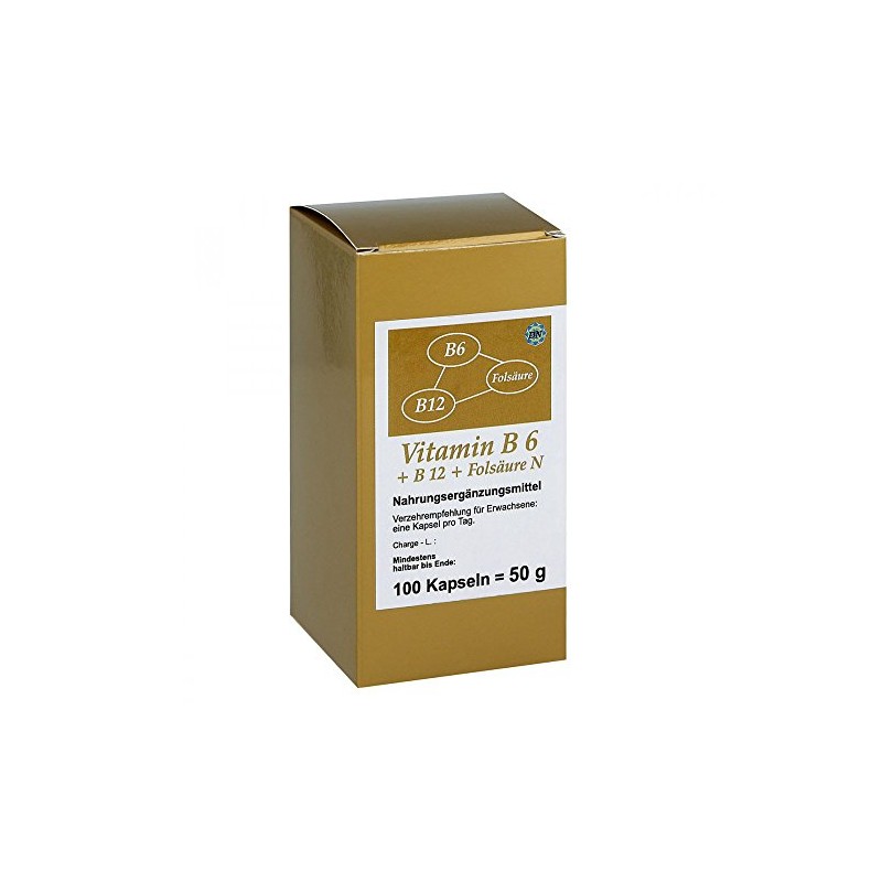 Vitamin B6+B12+Folsäure N Kapseln