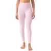 YUNOGA HugMotion Women's No Front Seam Leggings 25" Inseam -