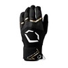 EvoShield Carbyne Adult Batting Gloves with Strap - Black, Large