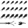 Pack of 18 Zip Replacement Zip Repair Set in Three