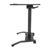 YSHUSTGY Mobile Standing Desk, Portable Stand Up Desk, Portable Rolling