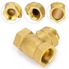 nutmanel Check Valve Female Thread Brass Check Valve 3/4 Inch