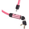 Bridgestone WL-AD.B Allock Bicycle Key Wire Lock Pink Anti-Theft Security