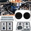 4-Piece set of gas stove burner cover, Suitable for gas