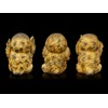 Three Wise Owls Figures - See Nothing, Hear Nothing, See