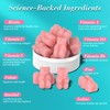 Lazpowfi Biotin Gummies -Hair Skin and Nails Vitamins for Men