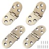 Auvotuis 4Pcs Heavy Duty Folding Table Hinges, Bronze Sewing Machine