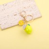 SONGCHANGJEWELRY Lemon Keychain with Bright Lemon Charm – Vibrant Bag