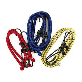 Assorted Elastic Bungee Cords - Feature Metal Hooks For Secure Tie Downs - Pack of 6 Cords In Assorted Size