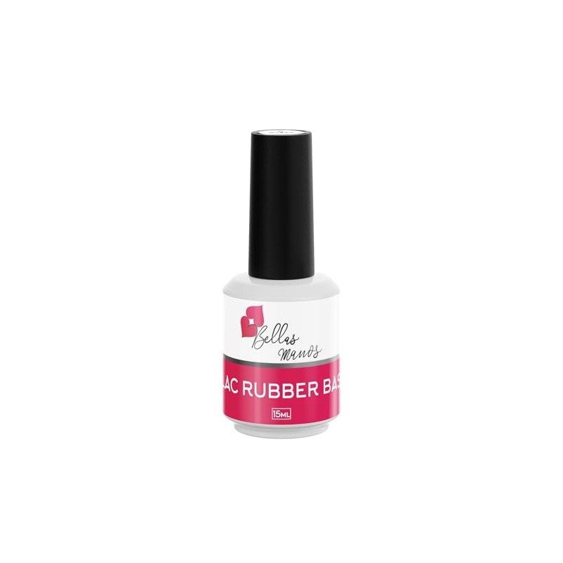Bellas Manos Rubber Base (Clear, 15 ml)