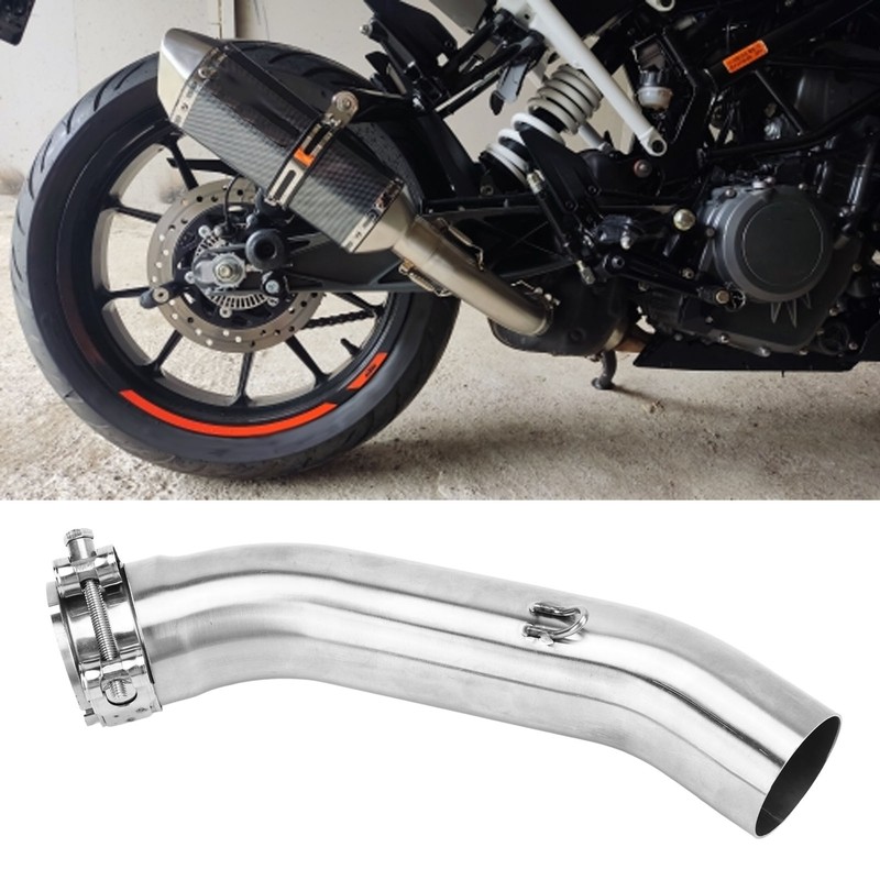 Motorcycle Exhaust Middle Pipe Stainless Steel Mid Link Exhaust System