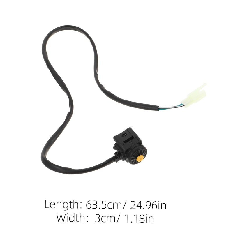 BUGUUYO 2pcs Motorcycle Stop Button Ignition Switch for ATV Motorbike