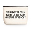 Cat Gifts for Women Funny Makeup Bag Cat Lover Gifts