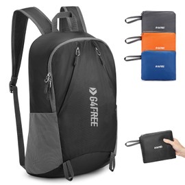 G4Free 24L Packable Hiking Backpack Lightweight Foldable Small Sport Travel Daypack Water Resistant for Women Men