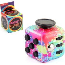 Fidget Cube, Release Stress Cube, Fidget Cube Pack, Fidget Cube Stress Anxiety Pressure-Relieving Toy for Adults and Children (Colorful)
