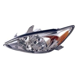 Go-Parts - for 2002-2004 Toyota Camry Headlight Headlamp Assembly Front (CAPA Certified) - Left (Driver) Side - (LE + XLE) Sedan Replacement TO2502137C TO2502137C 2003