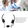 Call Center Headset Dual 3.5mm Plug Hearing Protection Noise Cancelling