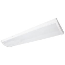 LEDONE Corp 4FT LED Wraparound Ceiling Light - 30/40/50W Multi-Watt, CCT Selectable, 121.73 lm/W High Efficiency, Sensor Ready