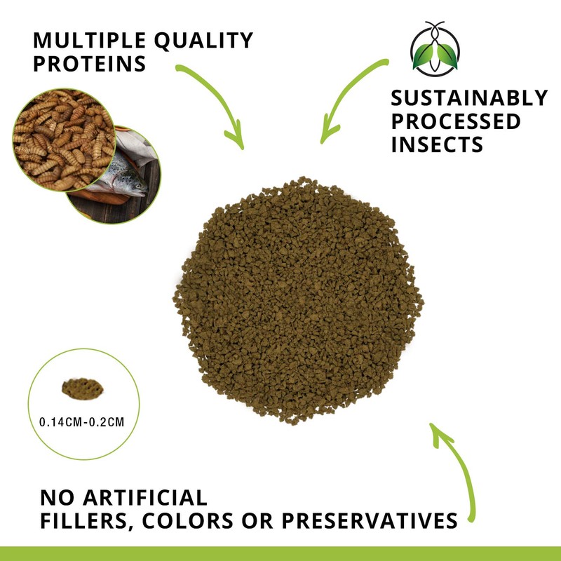 Fluval Bug Bites Bottom Feeder Fish Food, Granules for Small