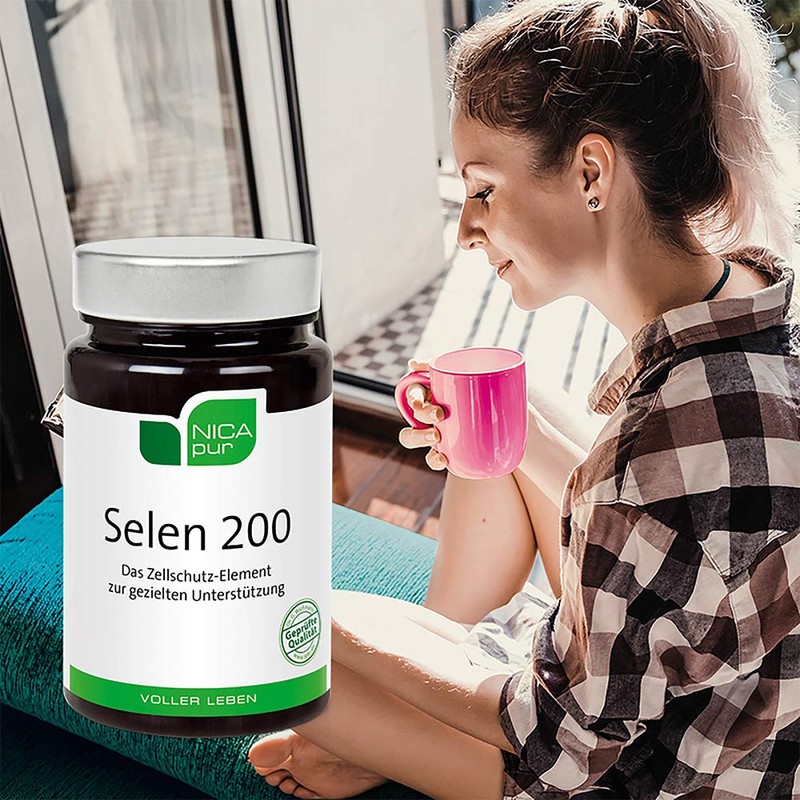 Nicapur Selenium 200 - 60 Capsules with 200 μg Sodium