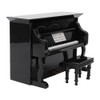Miniature Wooden Piano Model Musical Instrument Model Musical Gifts Home